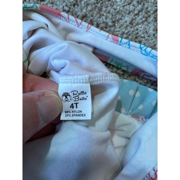 Ruffle Butts Girls Swim Suit girls size 4T - Picture 5 of 5